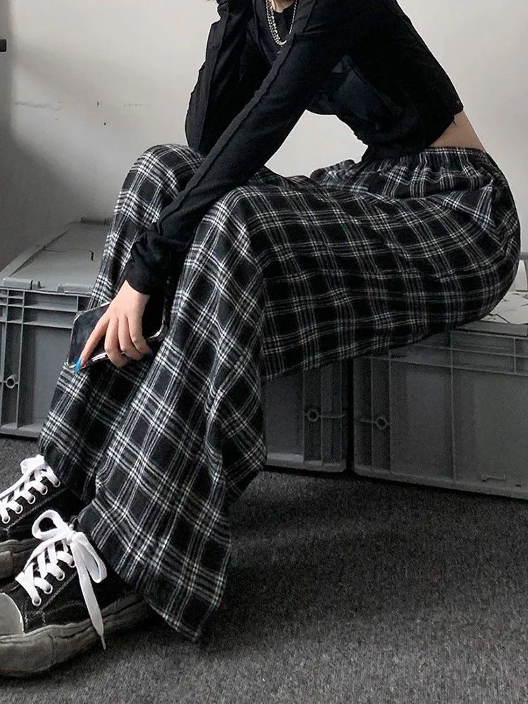 ONSEFZMZ Women Plaid Woolen Pants Autumn Winter Wool Thick Trousers Warm  Office Lady Pant : : Clothing, Shoes & Accessories