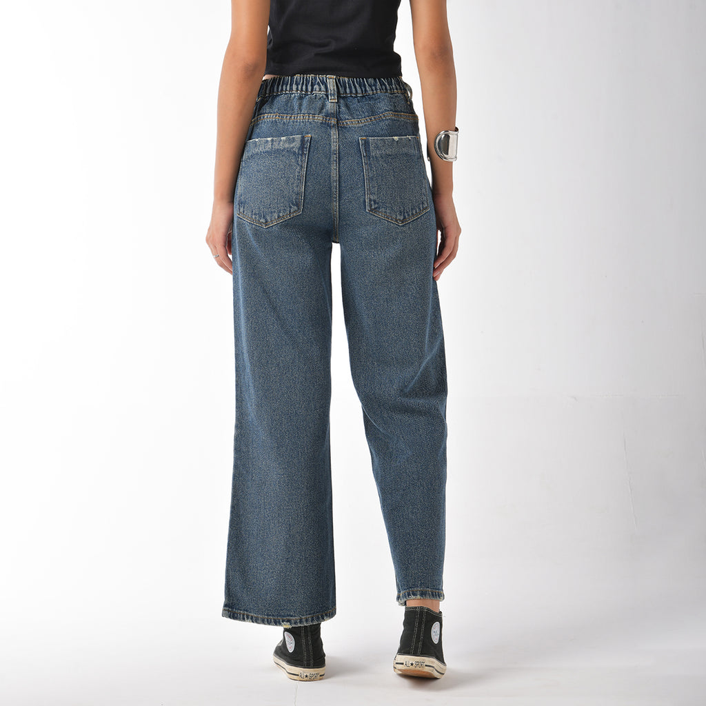 Vintage wash Boyfriend Jeans for Women