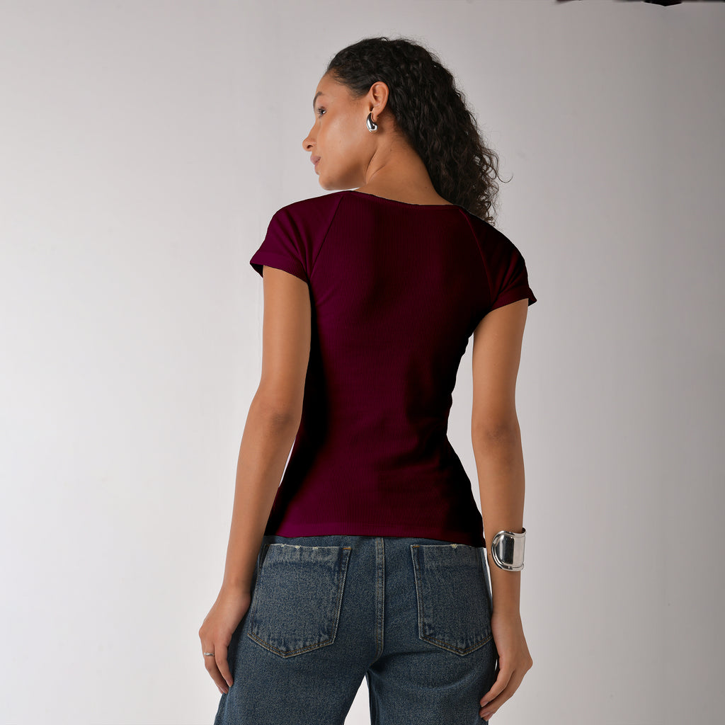 IZF square neck top