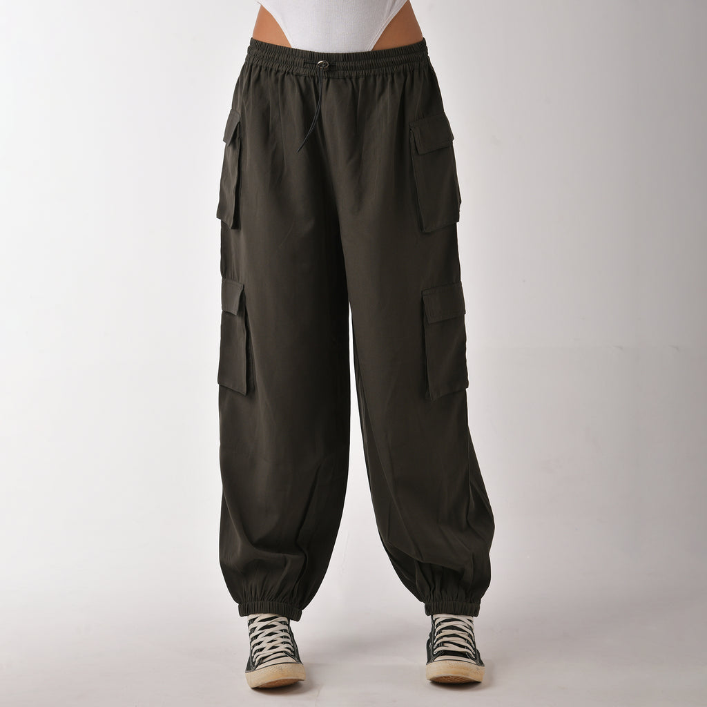 Baggy cargo air parachute pants