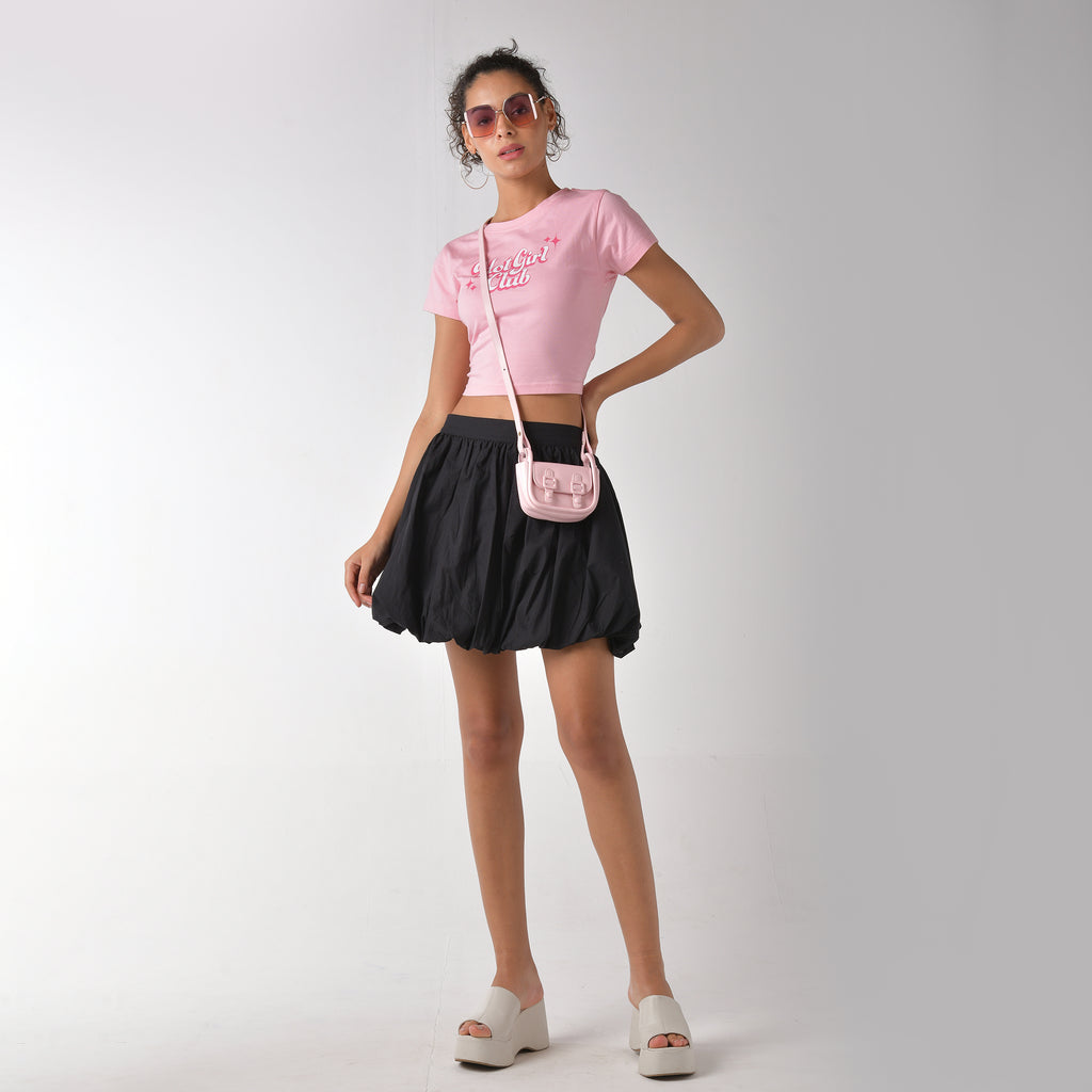 Women's Balloon mini skirt