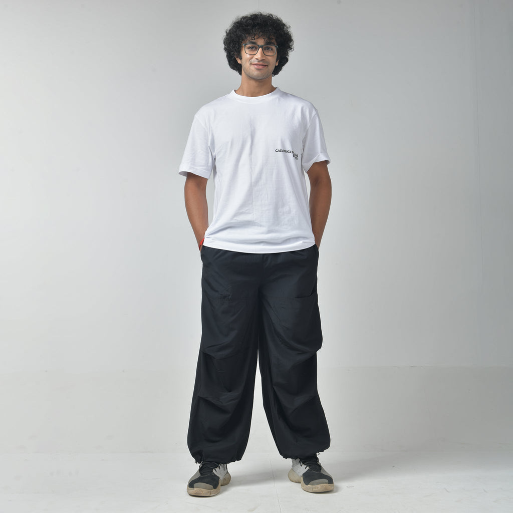 Air parachute pant Combo - Grey & Black - I Z F