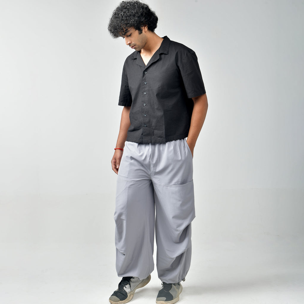 Air Parachute Pants Combo - Grey & Olive - I Z F