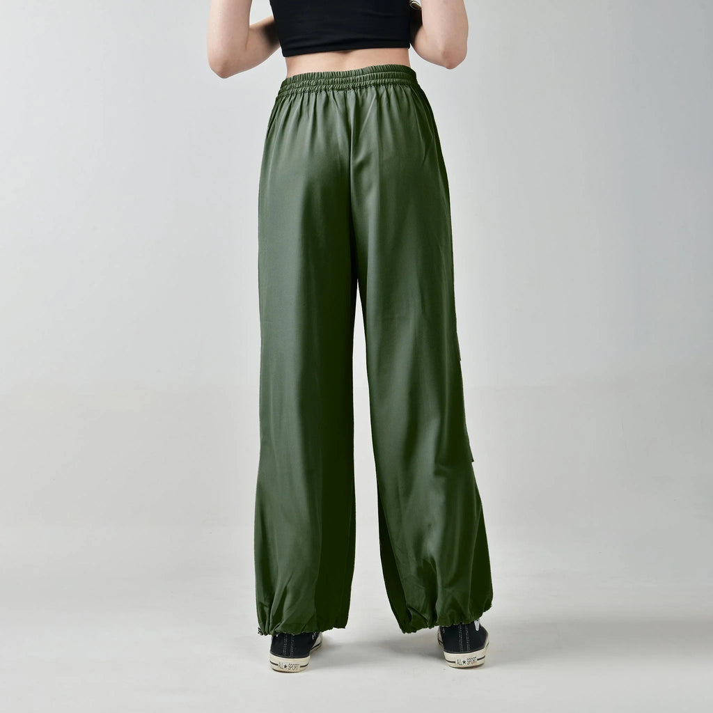 Air Parachute Pants Combo - Olive & Blue - I Z F