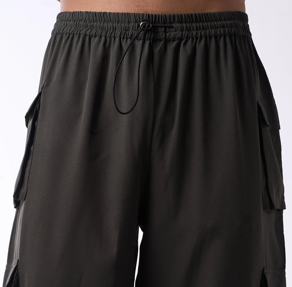 Baggy cargo air parachute pants - I Z F