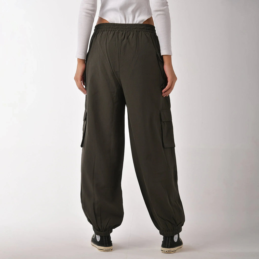 Baggy Cargo Air Parachute Pants - I Z F