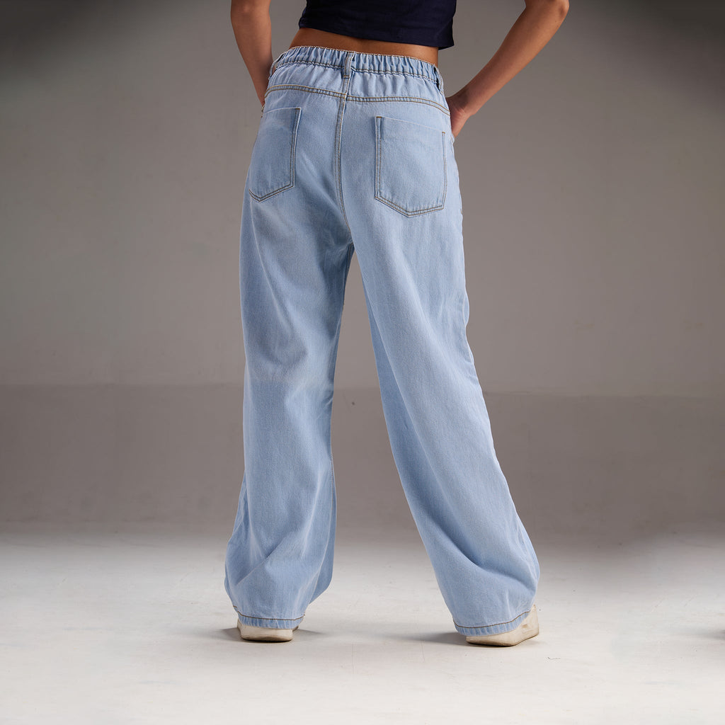 Baggy Wide leg Jeans - I Z F