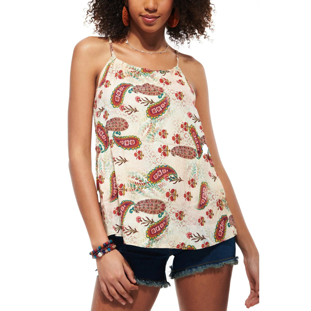 Beige Indie Top - I Z F