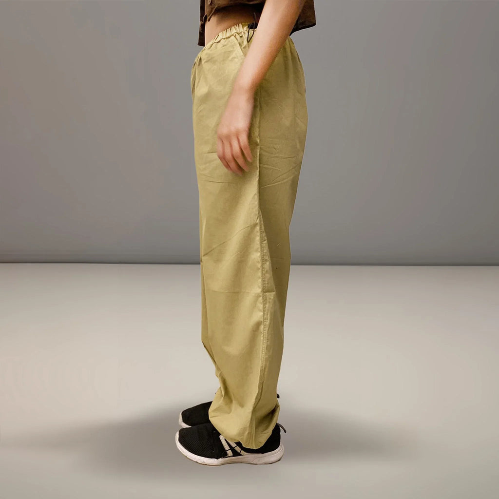 Black Oversized Parachute Pants - I Z F