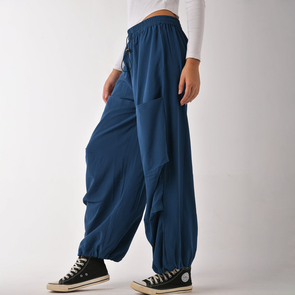 Blue Air Parachute Pants - I Z F