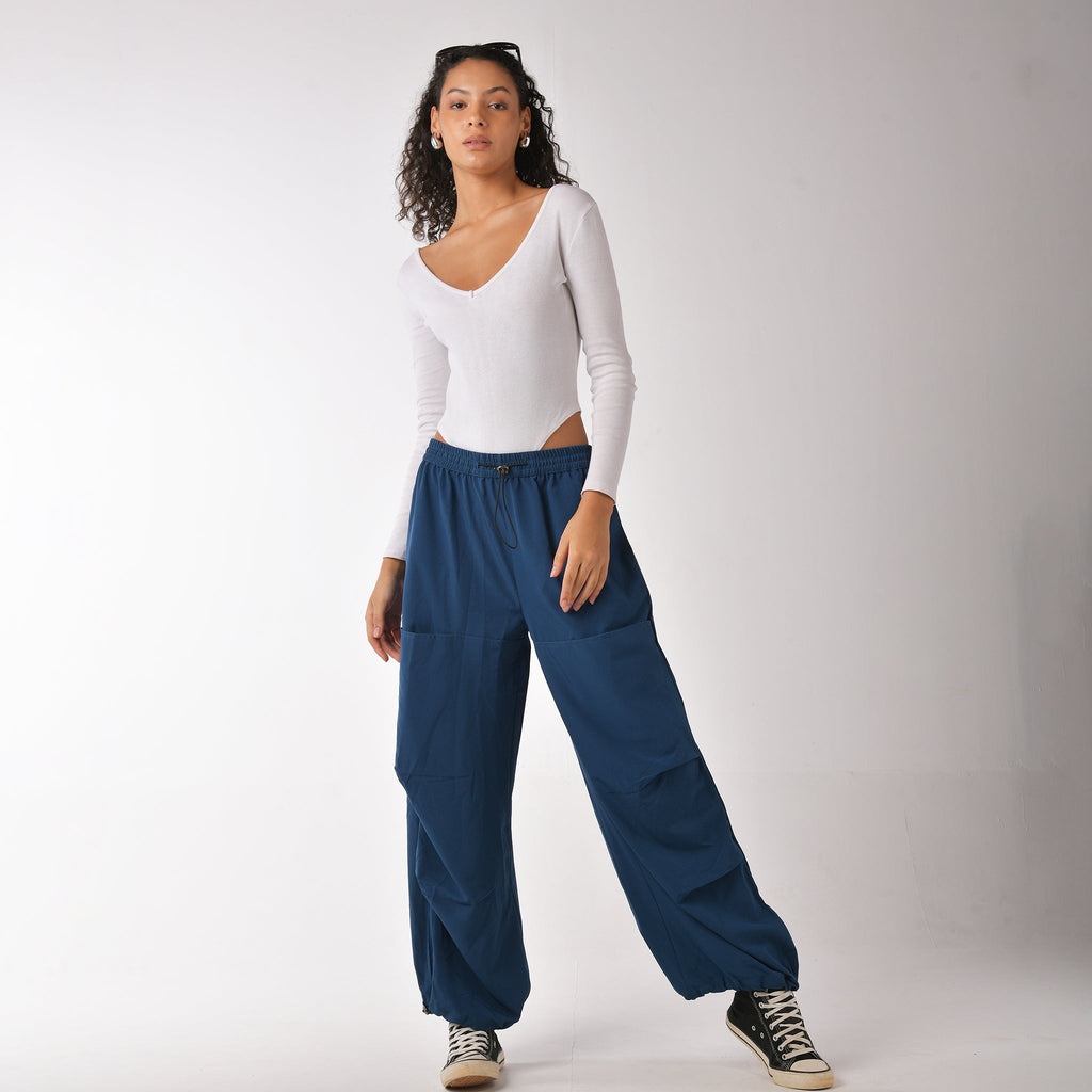 Blue Air Parachute Pants - I Z F