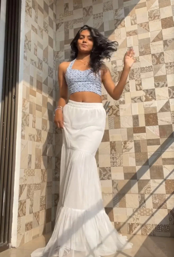 Blue Indie Halter Top - I Z F