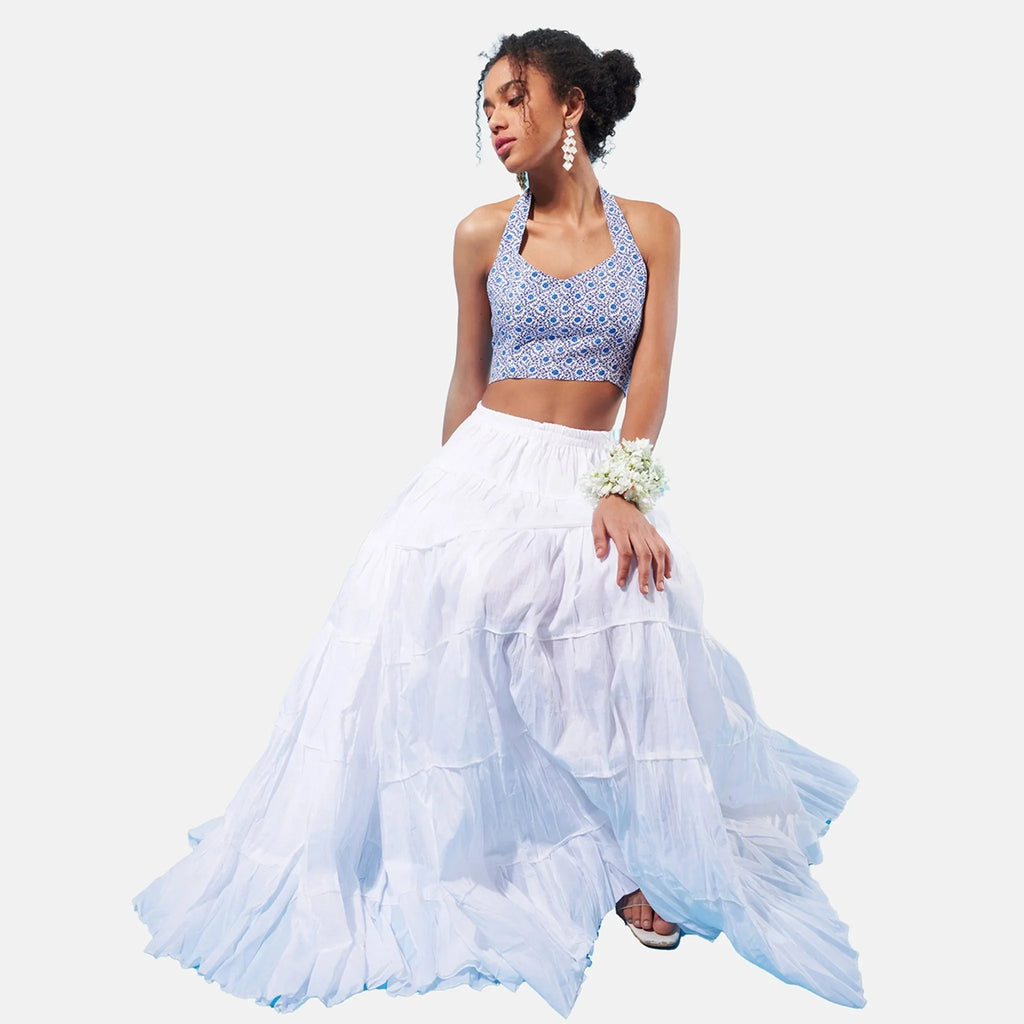 Blue Indie Halter Top - I Z F