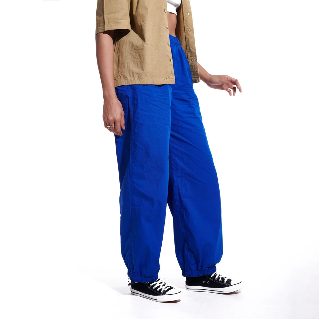 Blue Parachute Pants - I Z F