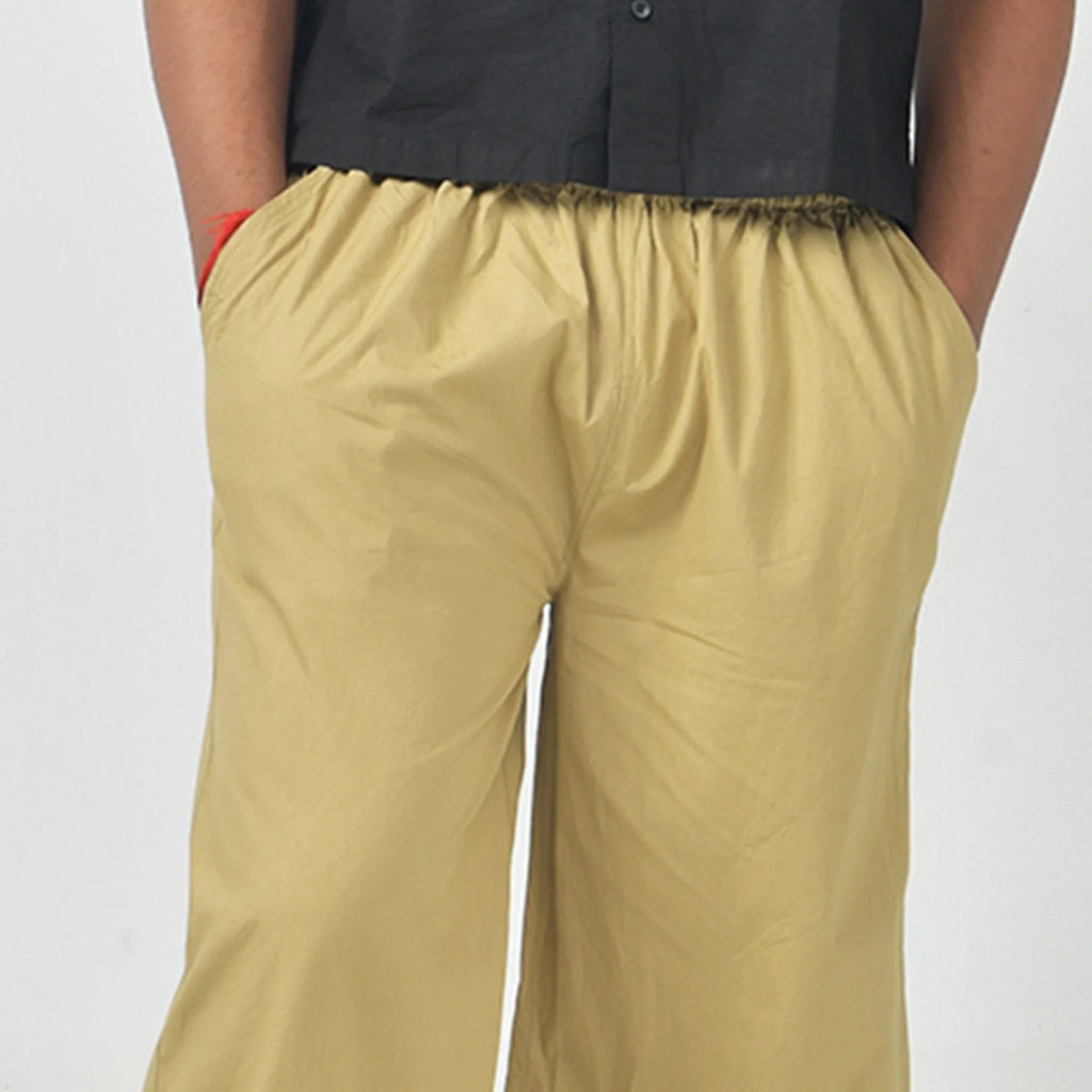 Bossman Shirt (Black) & Parachute Pants (Khaki) - I Z F