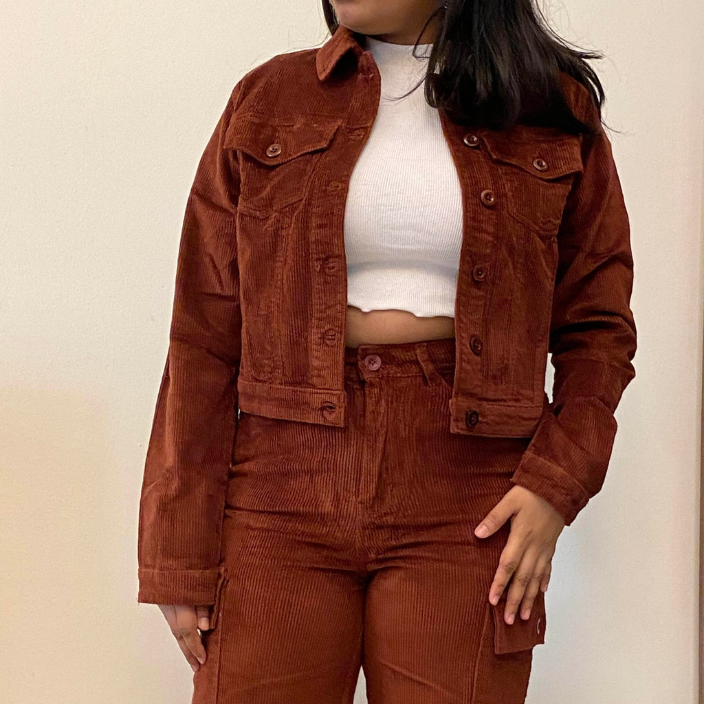 Brick Corduroy Vintage Jacket - I Z F