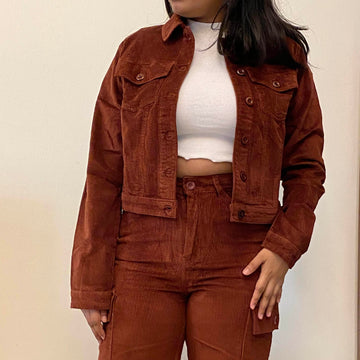Brick Corduroy Vintage Jacket - I Z F