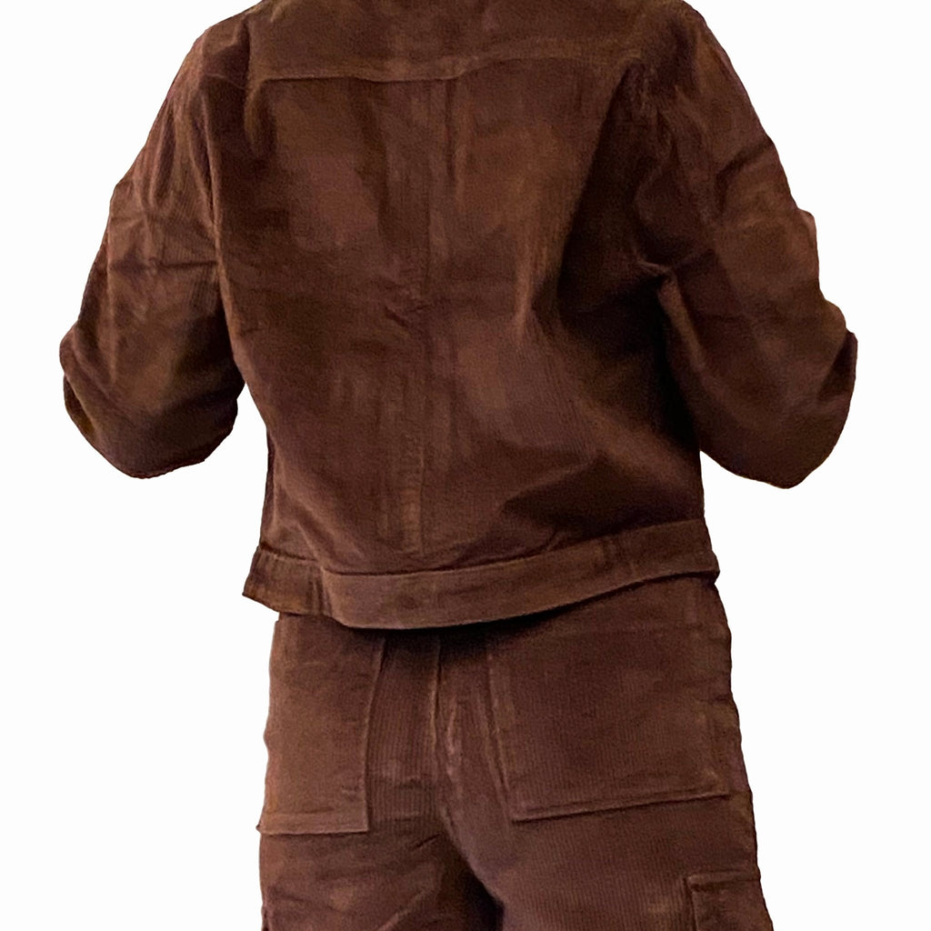 Brown Corduroy Vintage Jacket - I Z F