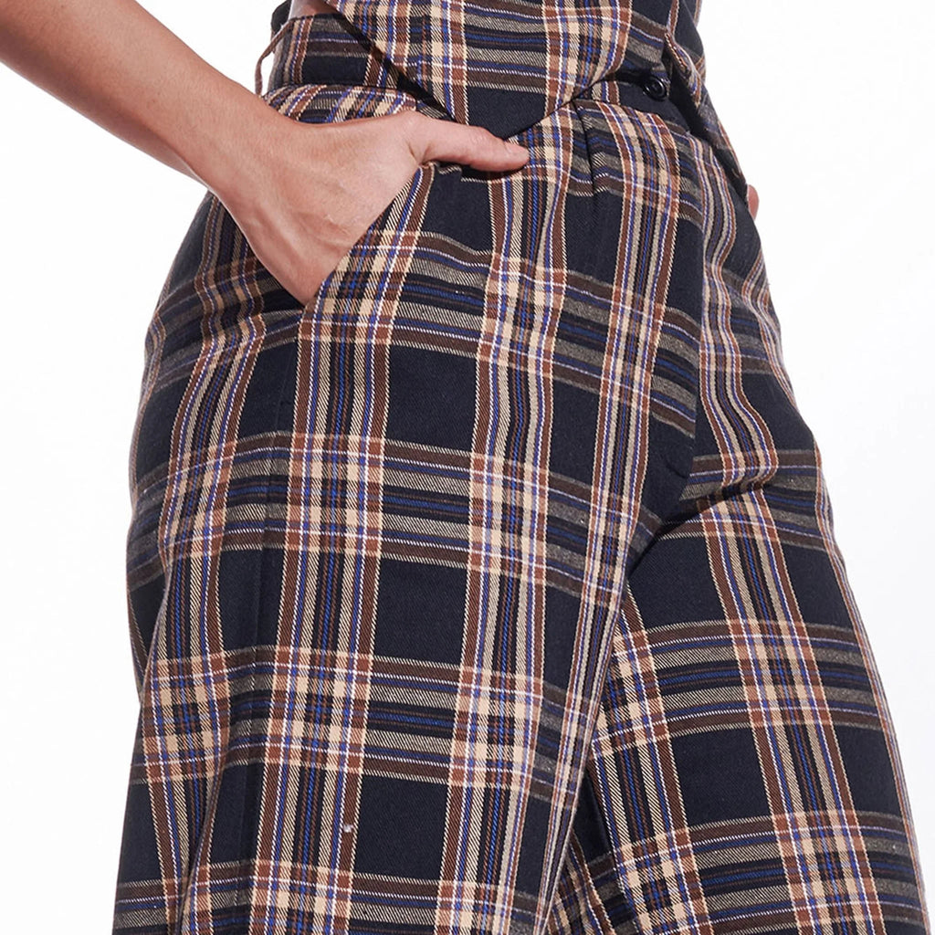 Brown Waistcoat & Pant Combo - I Z F