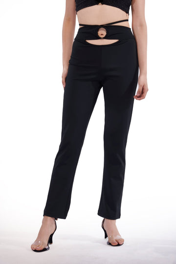 Cut - out High Waist Pant - I Z F