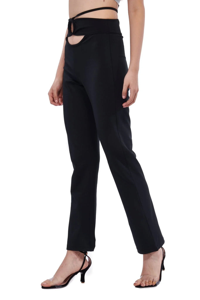 Cut - out High Waist Pant - I Z F