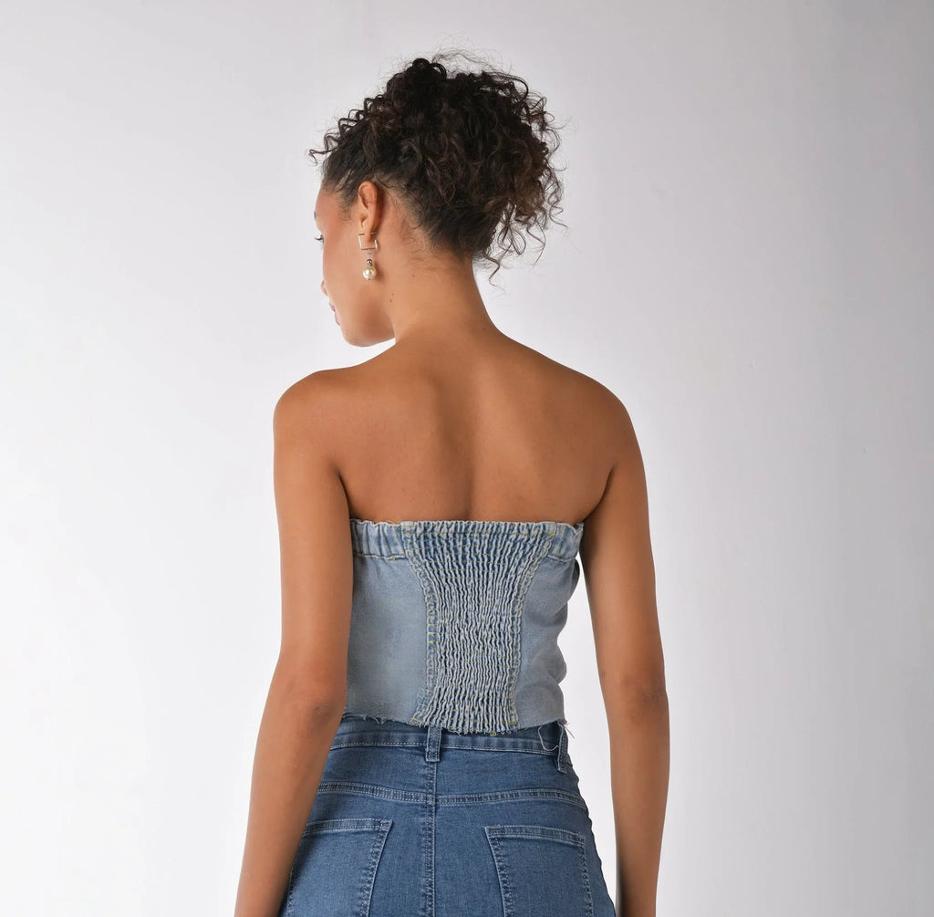 Denim top - I Z F