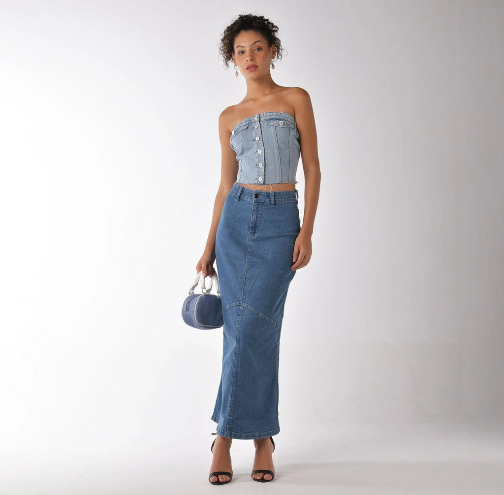 Denim top - I Z F