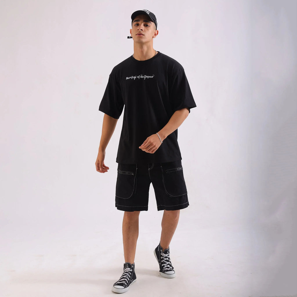 Dopest oversized printed Tshirt - I Z F