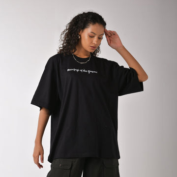 Dopest oversized printed Tshirt - I Z F