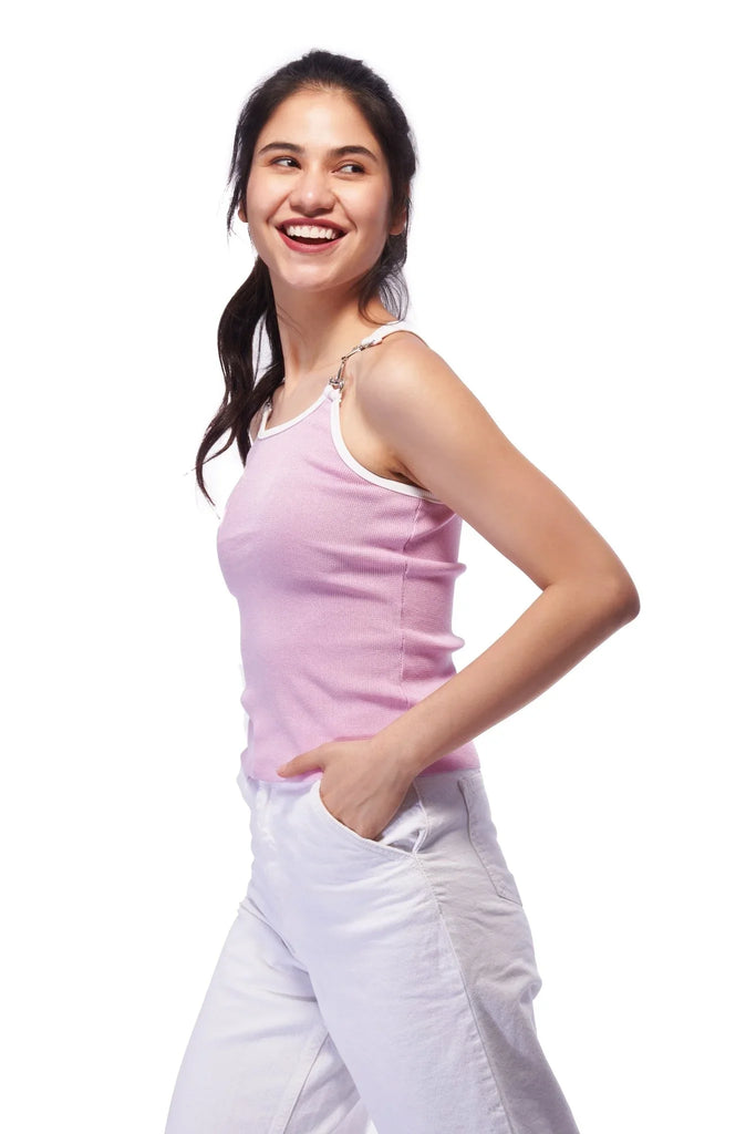 Flat knit Tank Top - I Z F