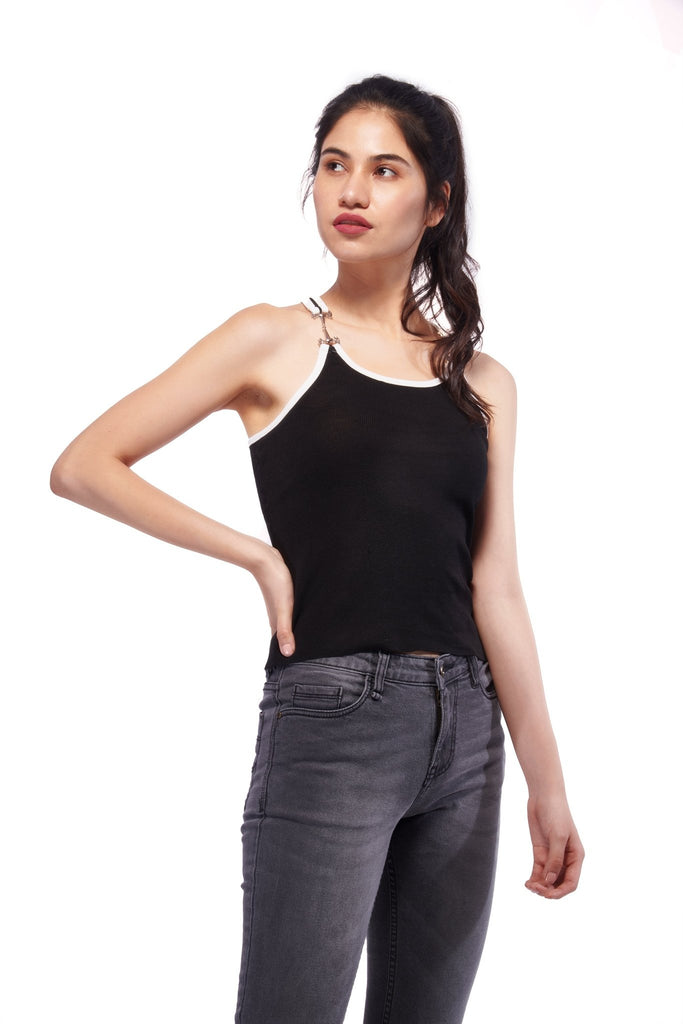 Flat knit Tank Top - I Z F