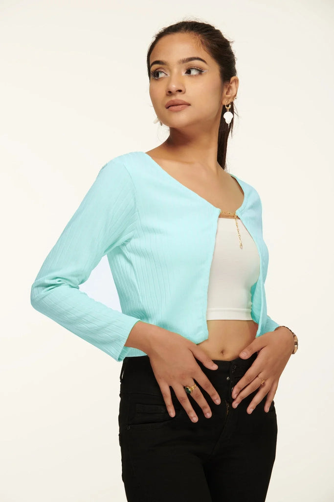 Front Open Shrug Top - I Z F