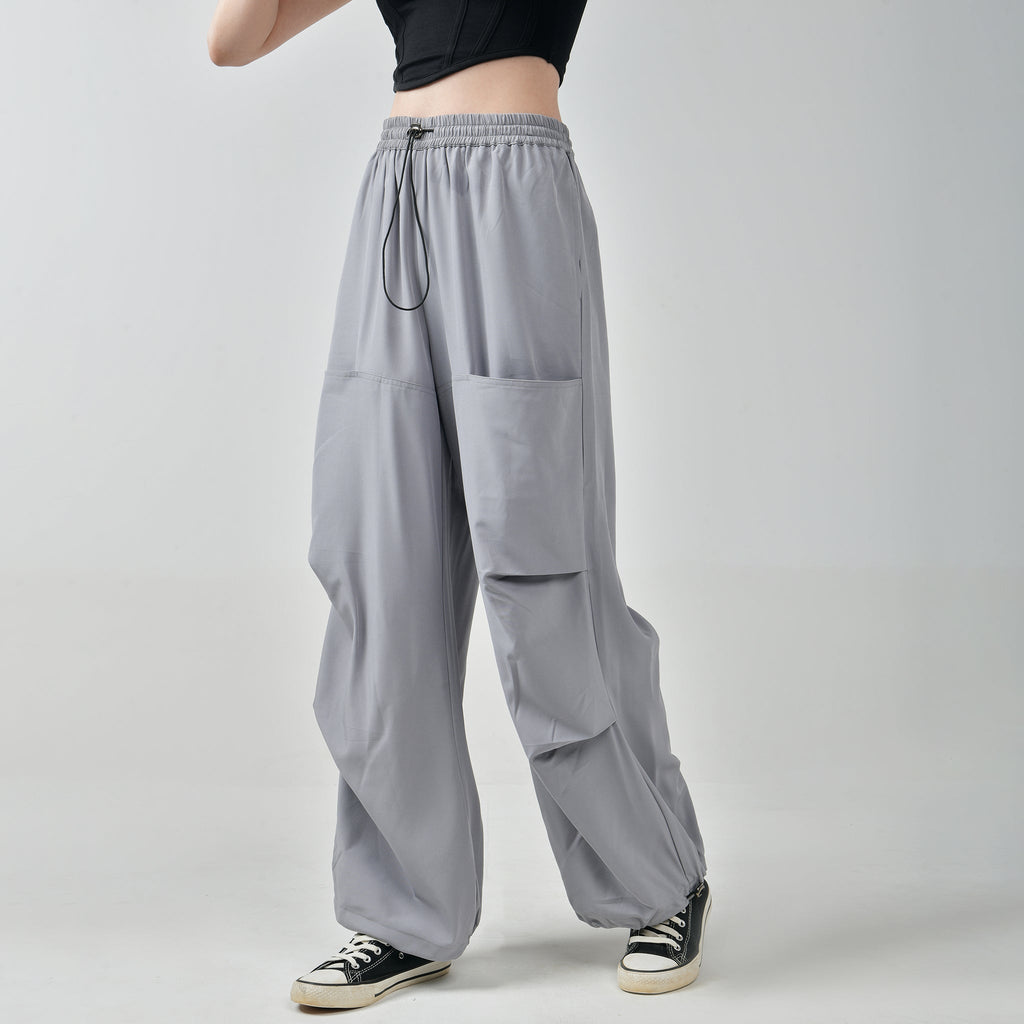 Grey Air Parachute Pants - I Z F