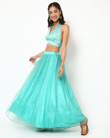 Indian Skirt and Halter Top - I Z F