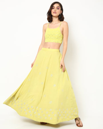 Indian Skirt and Top Set - I Z F