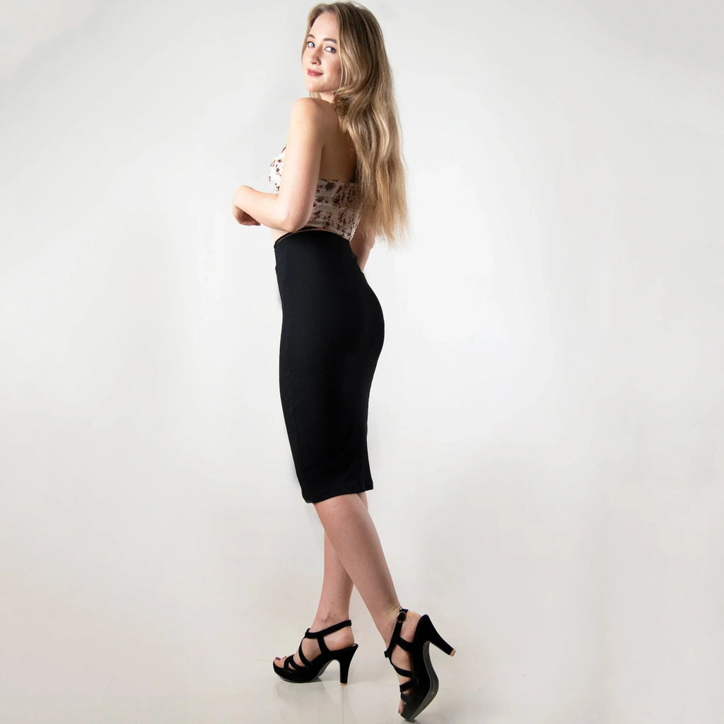 IZF Midi Skirt With Waist String - I Z F