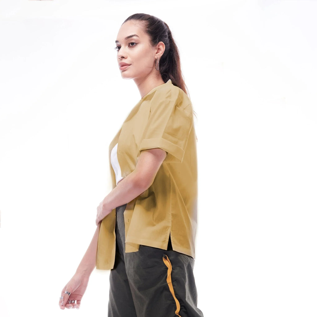 Khaki Unisex Shirts - I Z F