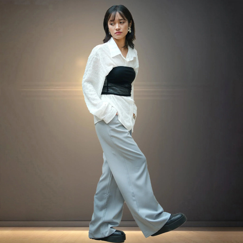 Korean Baggy Pants for Women - I Z F