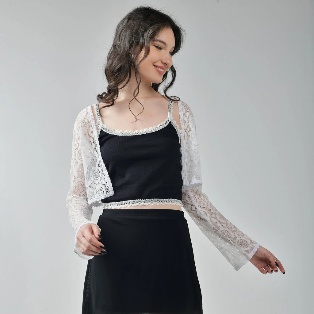 Lace beach shrug - I Z F