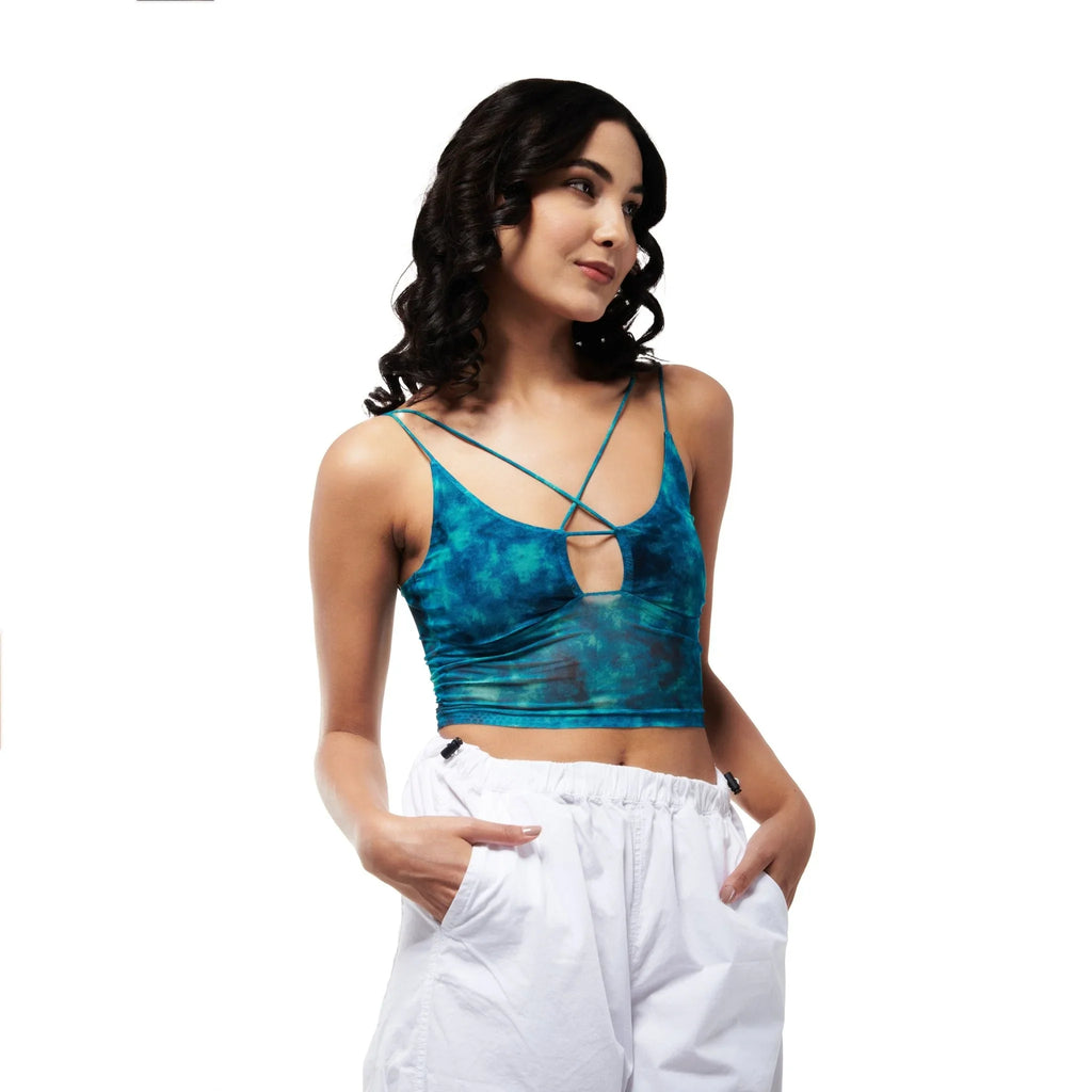 Lavender Mesh Tank Top - I Z F