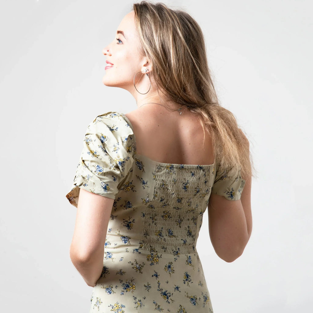 Midi Dress with Slit - I Z F