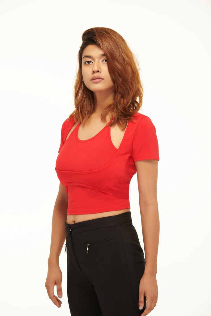 Mock Double - Layered Top - I Z F