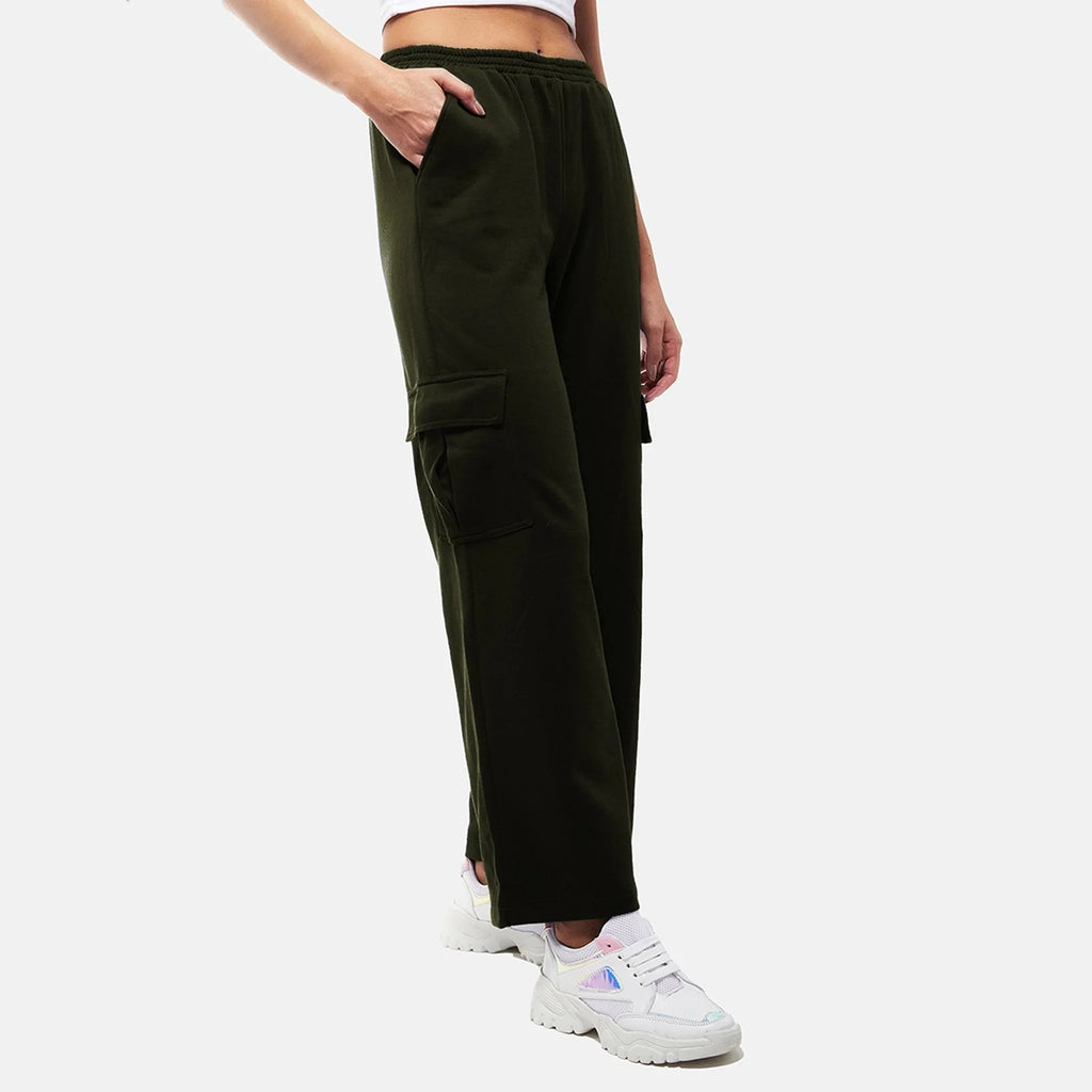 Olive Pull - up Cargo Pants - I Z F