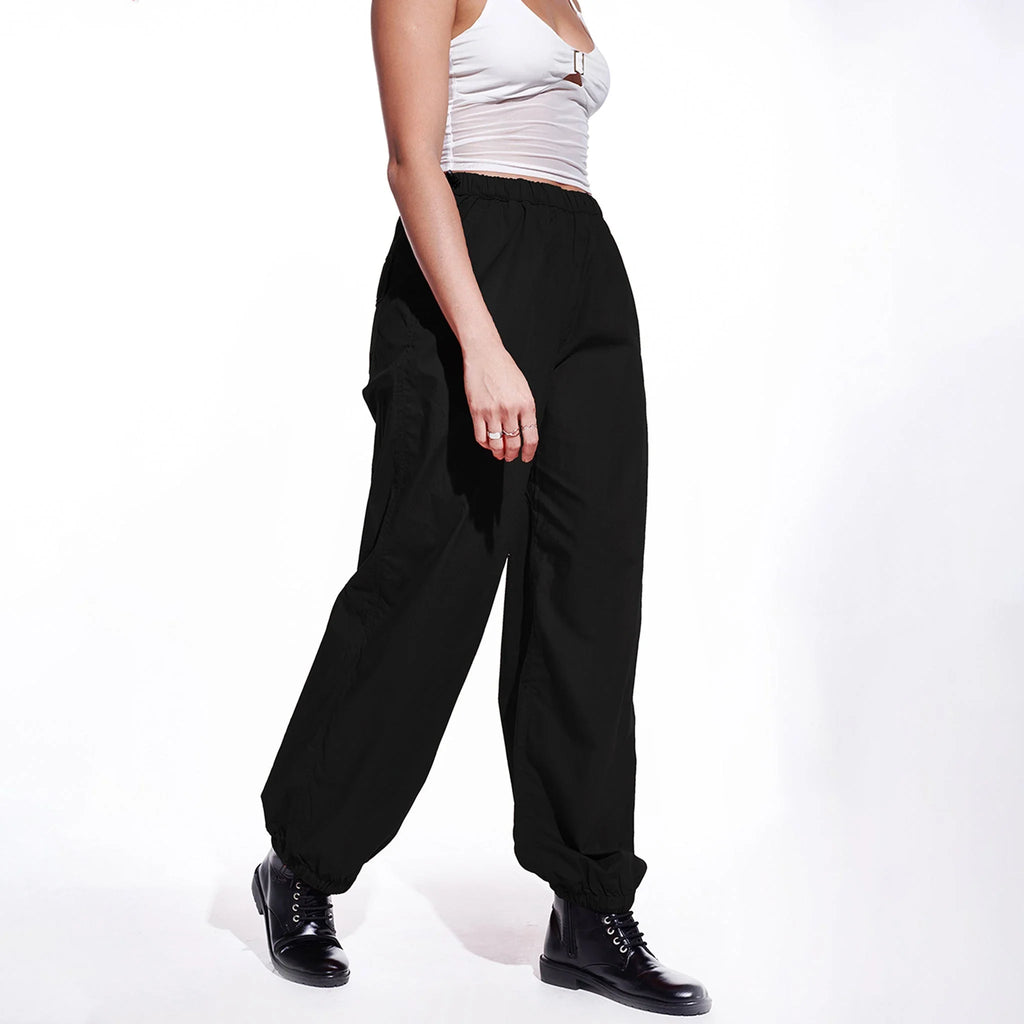 Parachute Pants Combo - Black & Gunmetal - I Z F