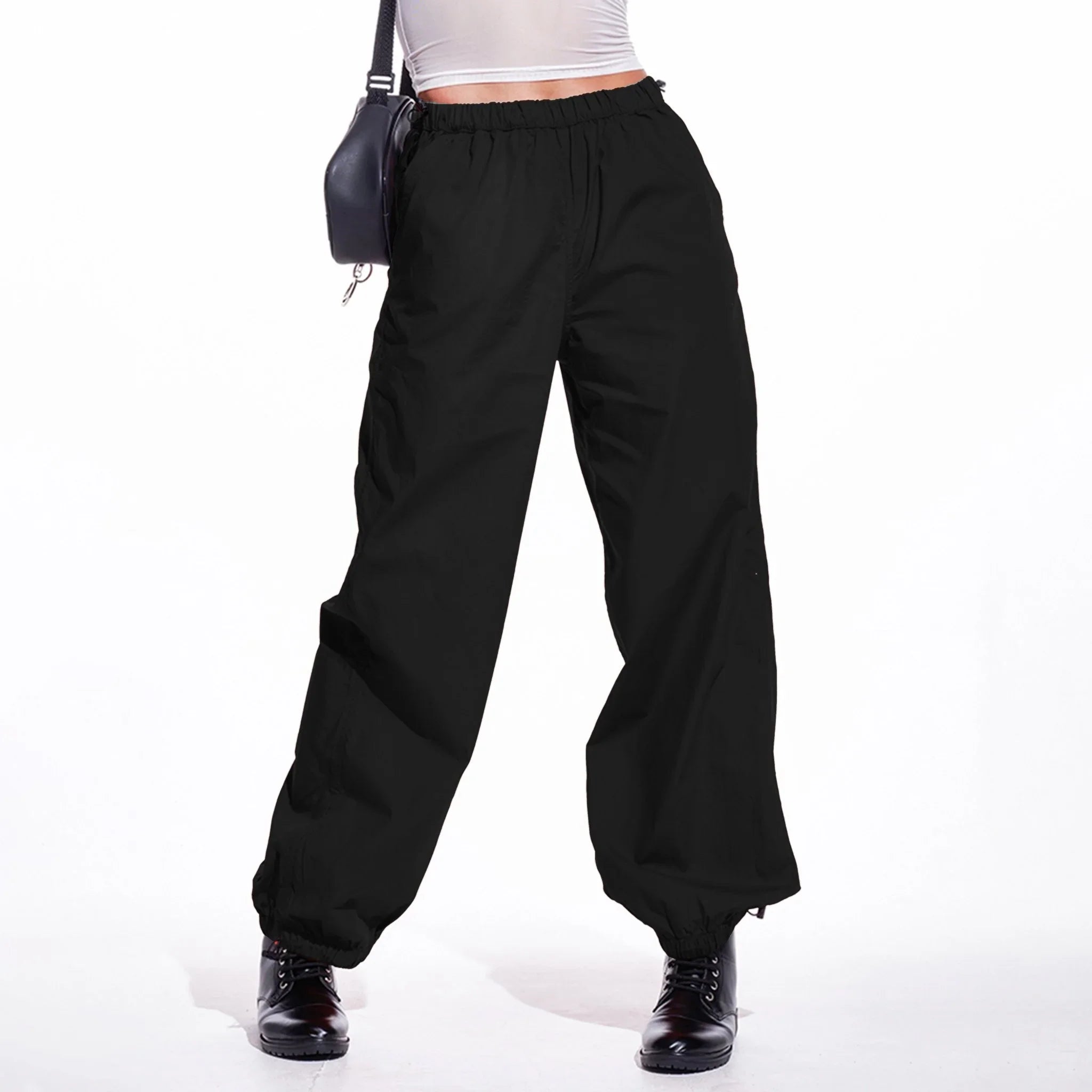 【HI FI FNK】Memory Parachute Pants HI FI FNK】Stan Wide Parachute Pants