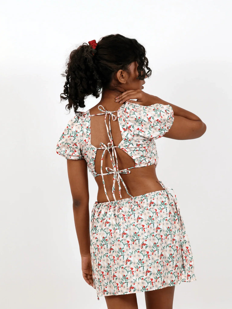 Printed Fit & Flare dress - I Z F