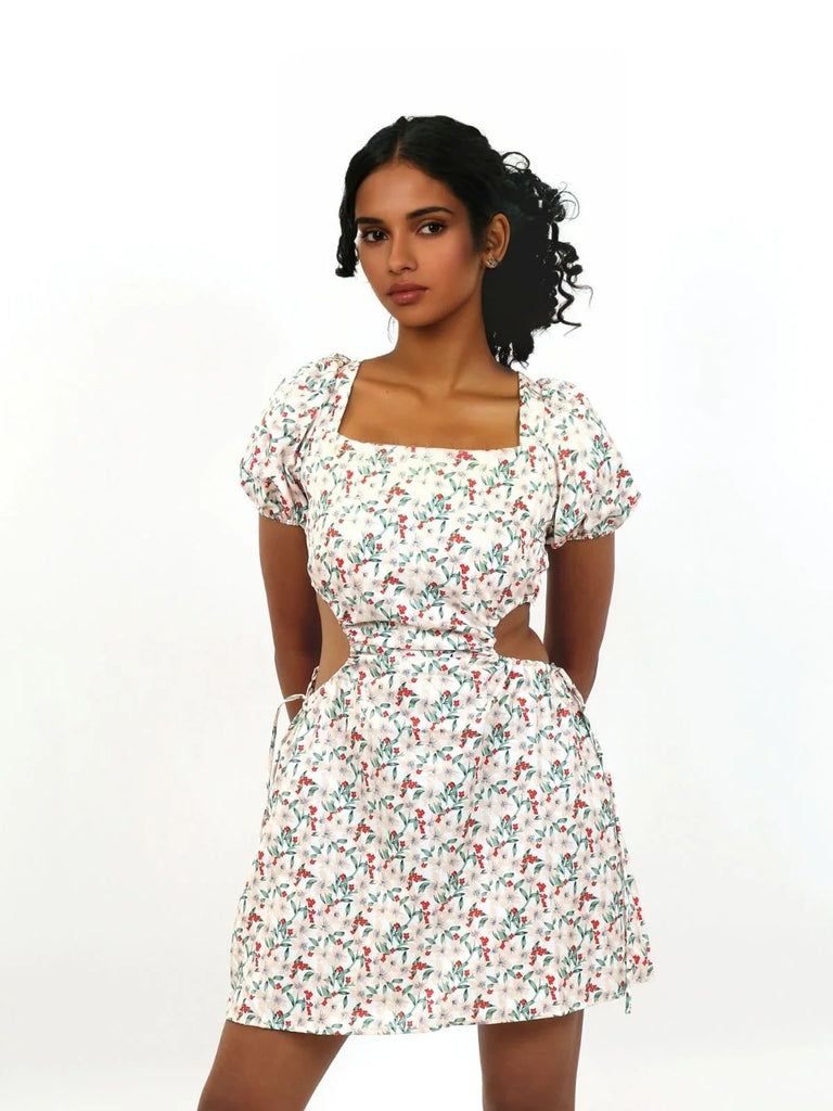 Printed Fit & Flare dress - I Z F