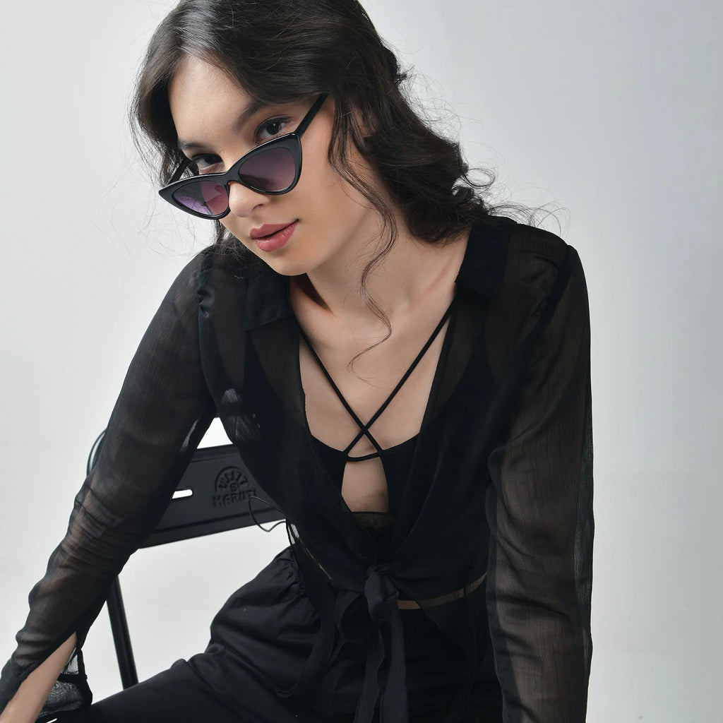 Tie - up shrug - I Z F