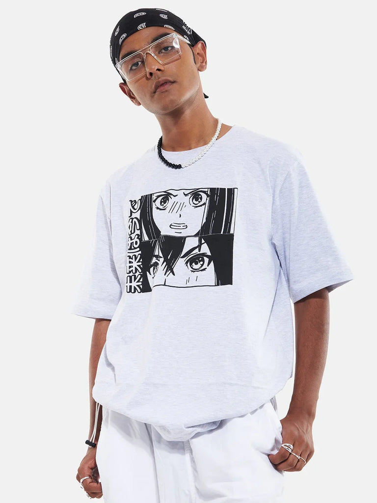 Unisex Anime Oversized T-shirt - I Z F