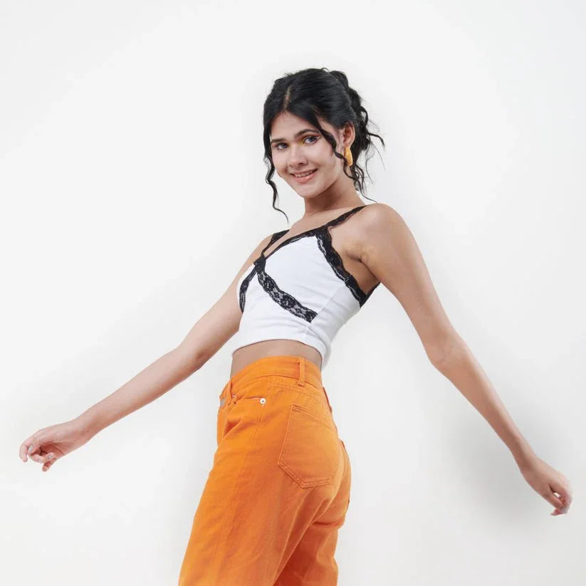 White Camisole Top - I Z F